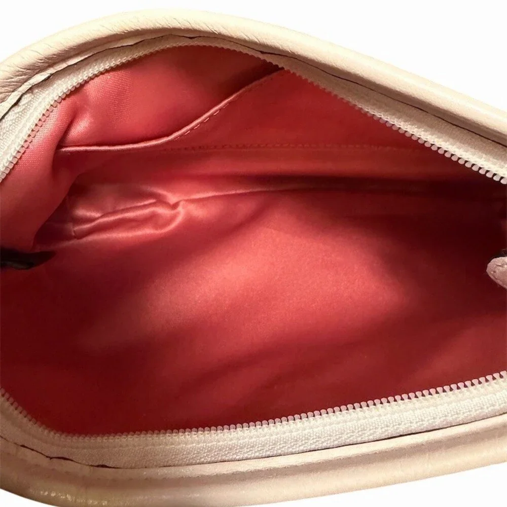 Coach Madison Shoulder Bag Beige And Tan With Ivory Trim